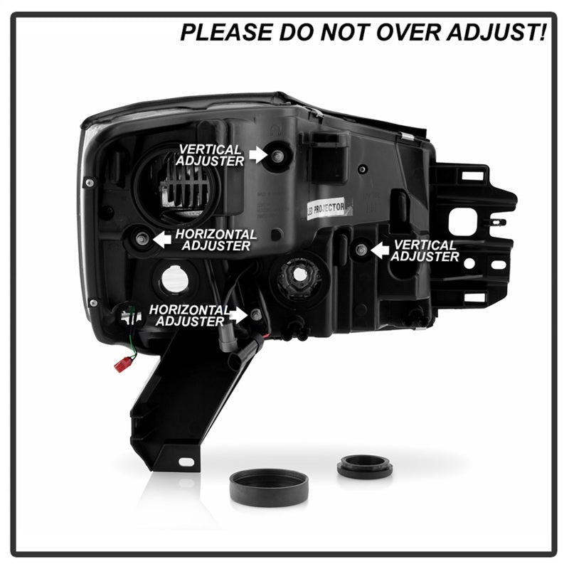 Spyder 04-15 Nissan Titan High-Power LED Module Equipped Headlights - Black (PRO-YD-NTI04PL-BK) Spyder 04-15 Nissan Titan High-Power LED Module Equipped Headlights - Black (PRO-YD-NTI04PL-BK)