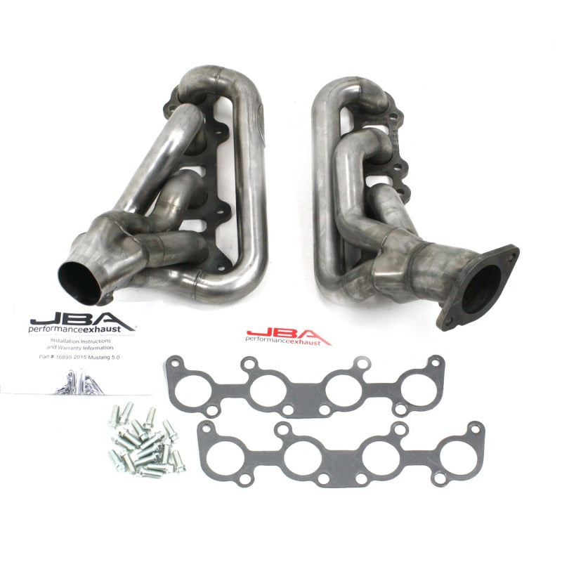 JBA 15-20 Ford Mustang 5.0L Coyote 1-3/4in Primary Raw 409SS Cat4Ward Header JBA 15-20 Ford Mustang 5.0L Coyote 1-3/4in Primary Raw 409SS Cat4Ward Header