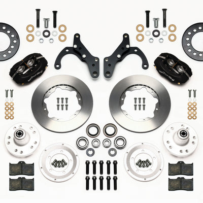 Wilwood Forged Dynalite Front Kit 11.00in 65-68 Chevy Impala -Drum Spindle