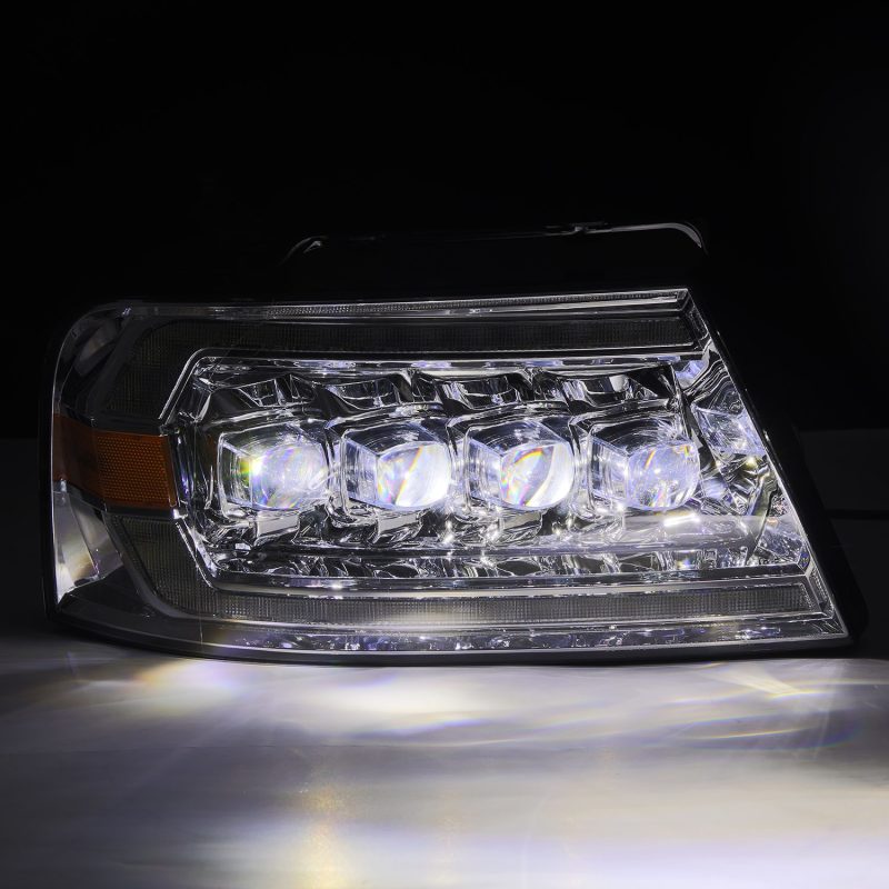 AlphaRex 04-08 Ford F150 / 06-08 Lincoln Mark LT NOVA LED Proj Headlights Chrome w/Activ Light/Seq AlphaRex 04-08 Ford F150 / 06-08 Lincoln Mark LT NOVA LED Proj Headlights Chrome w/Activ Light/Seq