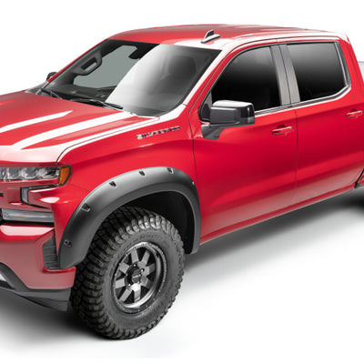 Bushwacker 14-15 Chevrolet Silverado 1500 (6ft & 8ft Beds) Forge Style Flares 4pc - Black