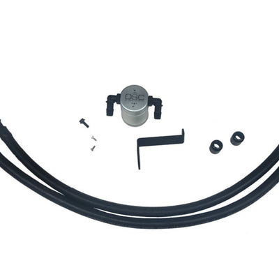 J&L 2019-2024 Ford Ranger 2.3L Driver Side Oil Separator 3.0 - Clear Anodized