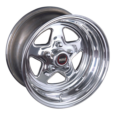 Weld ProStar 15x10 / 5x4.5 BP / 5.5in. BS Polished Wheel - Non-Beadlock