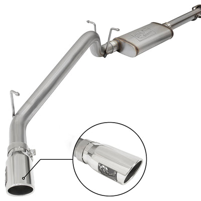 aFe MACH Force-Xp 3.0in 304 SS Cat-Back Exhaust w/ Polished Tip 17-18 GM Colorado/Canyon