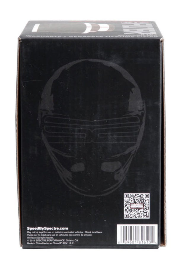 Spectre Adjustable Conical Air Filter 2-1/2in. Tall (Fits 3in. / 3-1/2in. / 4in. Tubes) - Black Spectre Adjustable Conical Air Filter 2-1/2in. Tall (Fits 3in. / 3-1/2in. / 4in. Tubes) - Black