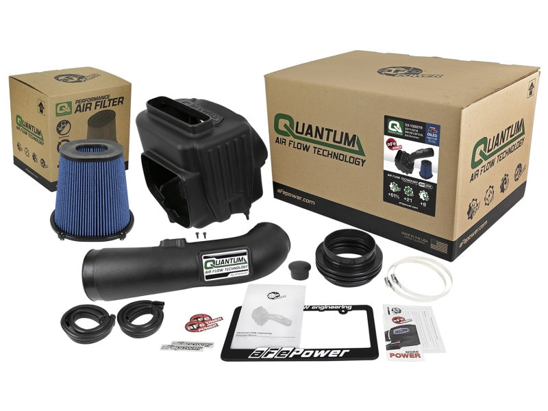 aFe Quantum Pro 5R Cold Air Intake System 17-18 GM/Chevy Duramax V6-6.6L L5P - Oiled aFe Quantum Pro 5R Cold Air Intake System 17-18 GM/Chevy Duramax V6-6.6L L5P - Oiled