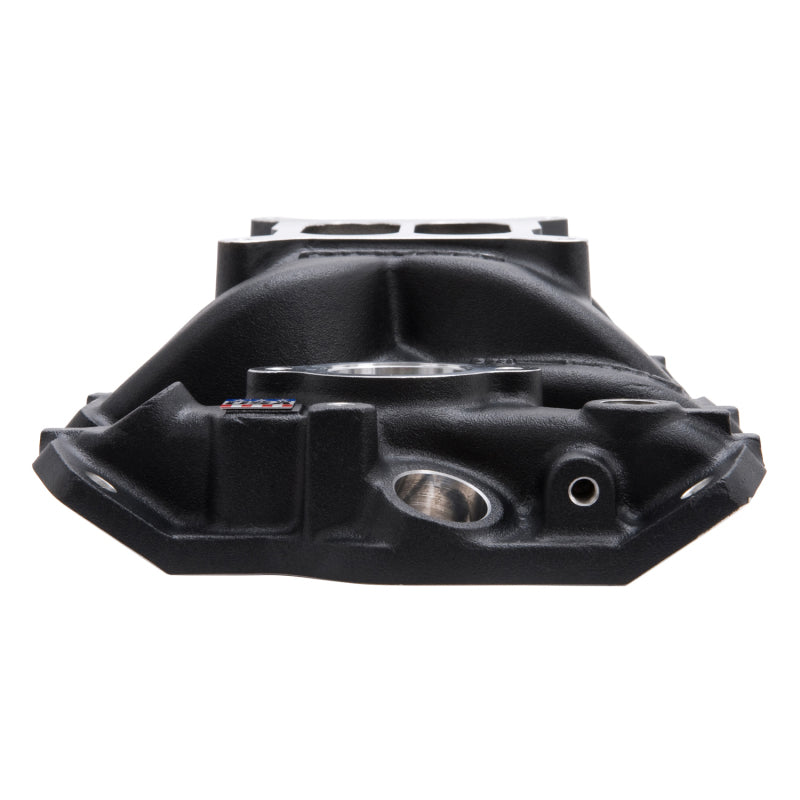 Edelbrock Intake Manifold Perf Eps SBC w/ Oil Fill Tube and Breather Black Edelbrock Intake Manifold Perf Eps SBC w/ Oil Fill Tube and Breather Black