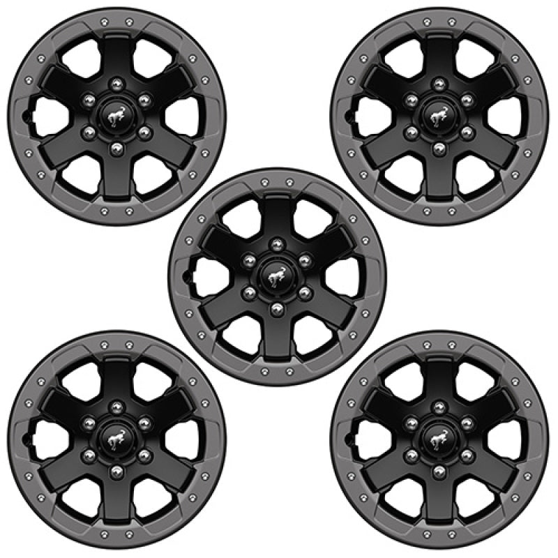 Ford Racing 21-23 Bronco 17inx8in Badlands Bead Lock Capable Wheel Kit Ford Racing 21-23 Bronco 17inx8in Badlands Bead Lock Capable Wheel Kit