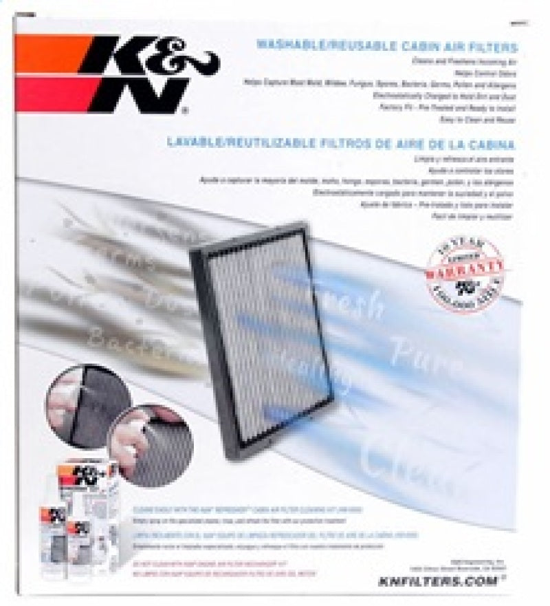 K&N 13-16 Audi SQ5 3.0L V6 Cabin Air Filter K&N 13-16 Audi SQ5 3.0L V6 Cabin Air Filter
