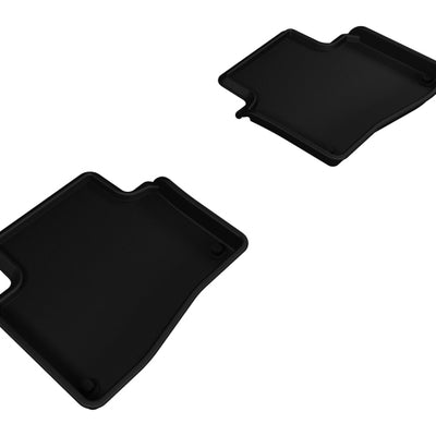 3D MAXpider 2013-2019 Cadillac XTS Kagu 2nd Row Floormats - Black