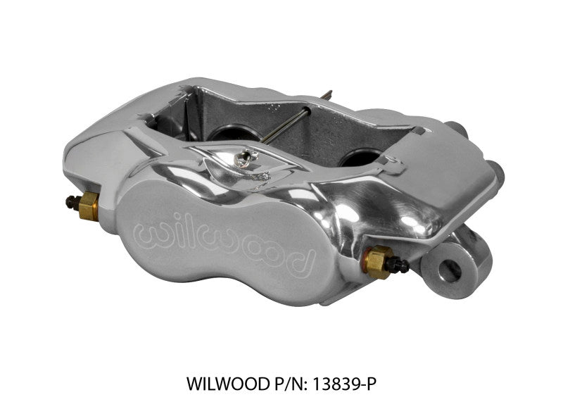 Wilwood Caliper-Forged DynaliteI Polished 1.38in Pistons .81in Disc Wilwood Caliper-Forged DynaliteI Polished 1.38in Pistons .81in Disc