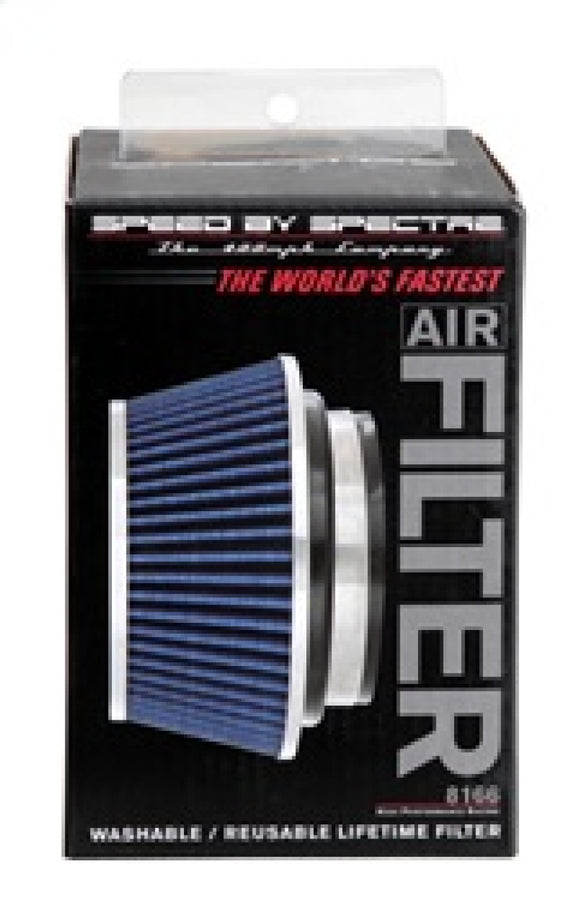 Spectre Adjustable Conical Air Filter 2-1/2in. Tall (Fits 3in. / 3-1/2in. / 4in. Tubes) - Blue Spectre Adjustable Conical Air Filter 2-1/2in. Tall (Fits 3in. / 3-1/2in. / 4in. Tubes) - Blue