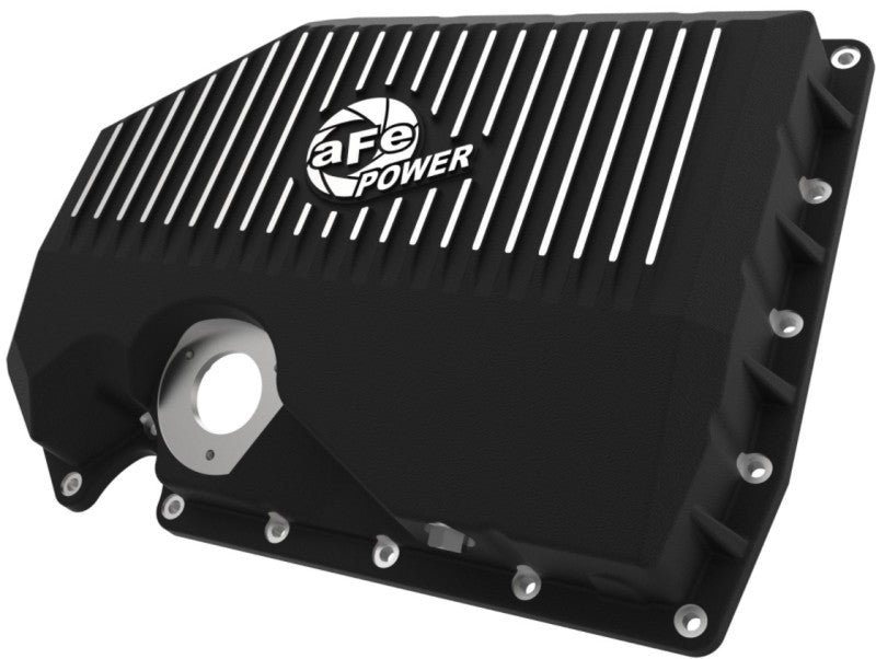 aFe 05-19 VW 1.8L/2.0L w/ Oil Sensor Engine Oil Pan Black POWER Street Series w/ Machined Fins aFe 05-19 VW 1.8L/2.0L w/ Oil Sensor Engine Oil Pan Black POWER Street Series w/ Machined Fins