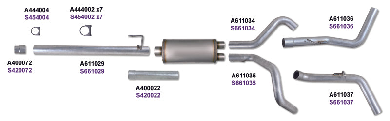 Diamond Eye KIT 3in CB DUAL GAS AL FORD 5.4L F150 04-08 Diamond Eye KIT 3in CB DUAL GAS AL FORD 5.4L F150 04-08