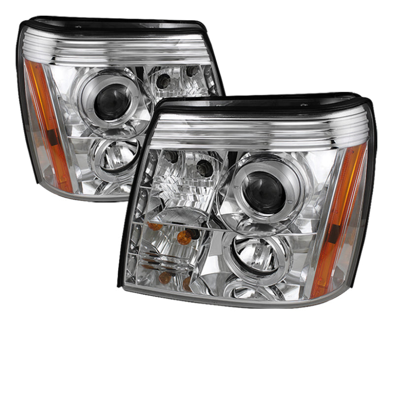 Spyder Cadillac Escalade 02-06 Projector Xenon/HID Model- LED Halo DRL Chrm PRO-YD-CE02-HID-DRL-C Spyder Cadillac Escalade 02-06 Projector Xenon/HID Model- LED Halo DRL Chrm PRO-YD-CE02-HID-DRL-C