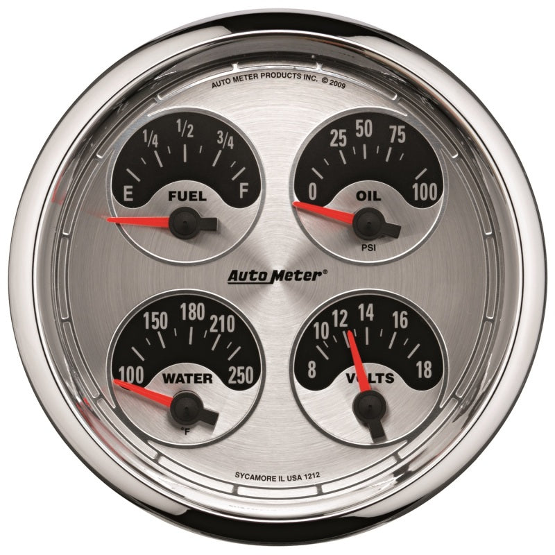 Autometer American Muscle 5in Quad LED Gauge Autometer American Muscle 5in Quad LED Gauge