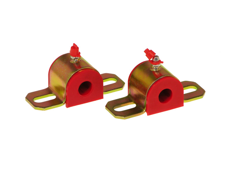 Prothane Universal Greasable Sway Bar Bushings - 9/16in - Type A Bracket - Red Prothane Universal Greasable Sway Bar Bushings - 9/16in - Type A Bracket - Red