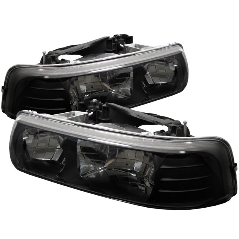 Spyder Chevy Silverado 1500 99-02/Chevy Silverado 3500 01-02 Crystal Headlights Blk HD-YD-CSIL99-BK Spyder Chevy Silverado 1500 99-02/Chevy Silverado 3500 01-02 Crystal Headlights Blk HD-YD-CSIL99-BK
