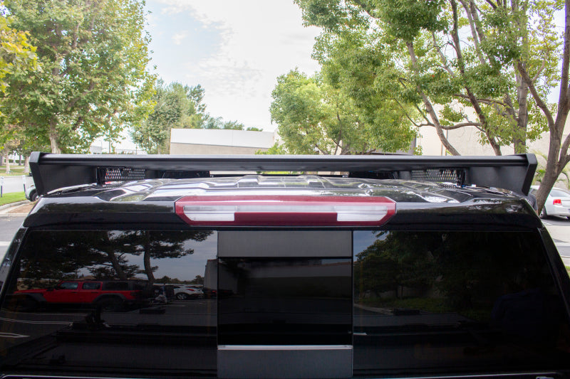 Go Rhino 19-23 Chevrolet/GMC Silverado/Sierra 1500 CC Ceros Low Profile Roof Rack - Tex. Blk Go Rhino 19-23 Chevrolet/GMC Silverado/Sierra 1500 CC Ceros Low Profile Roof Rack - Tex. Blk