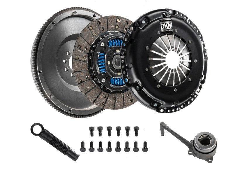 DKM Clutch 2.0 VW/Audi A3 TSI 8 Bolt Sprung Organic MB Clutch w/Steel Flywheel (440 ft/lbs Torque) DKM Clutch 2.0 VW/Audi A3 TSI 8 Bolt Sprung Organic MB Clutch w/Steel Flywheel (440 ft/lbs Torque)