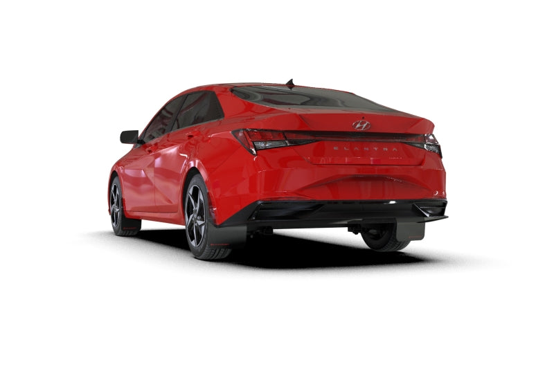 Rally Armor 21-23 Hyundai Elantra Black UR Mud Flap w/Grey Logo Rally Armor 21-23 Hyundai Elantra Black UR Mud Flap w/Grey Logo
