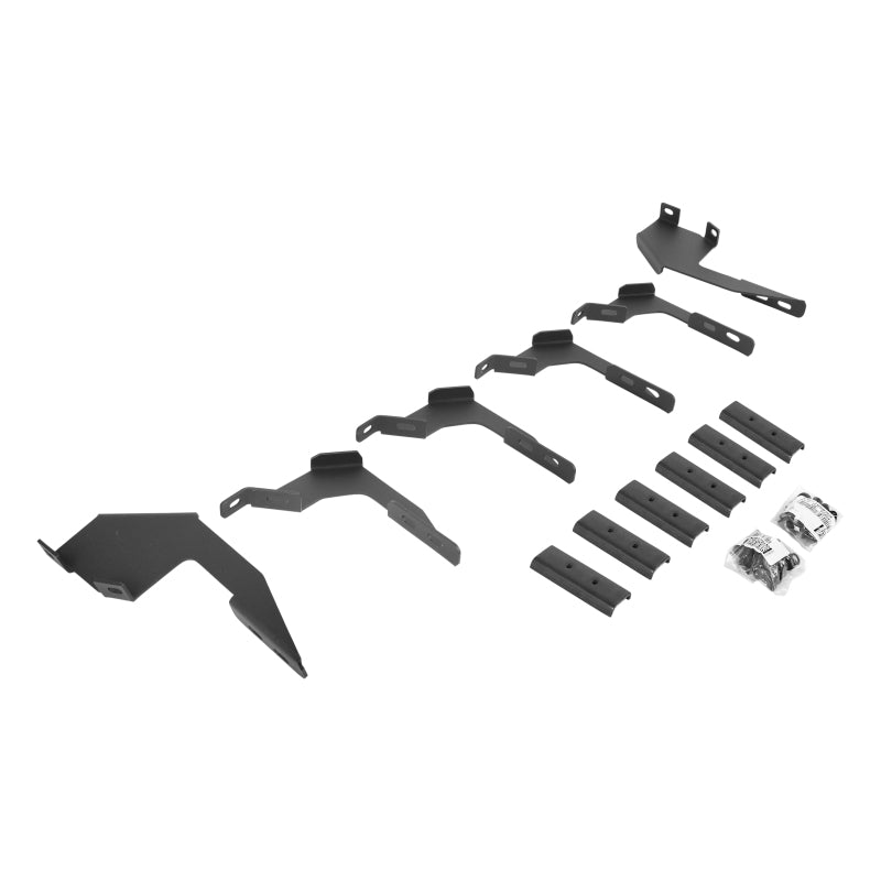 Go Rhino 19-22 Ford Ranger SCW 4DR Mounting Brackets (V-Series V3/RB10 Slim/RB20 Slim) - Tex. Blk Go Rhino 19-22 Ford Ranger SCW 4DR Mounting Brackets (V-Series V3/RB10 Slim/RB20 Slim) - Tex. Blk