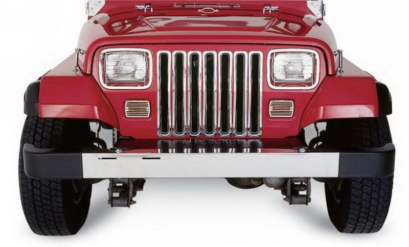 Rampage 1987-1995 Jeep Wrangler(YJ) Grille Inserts - Chrome Rampage 1987-1995 Jeep Wrangler(YJ) Grille Inserts - Chrome