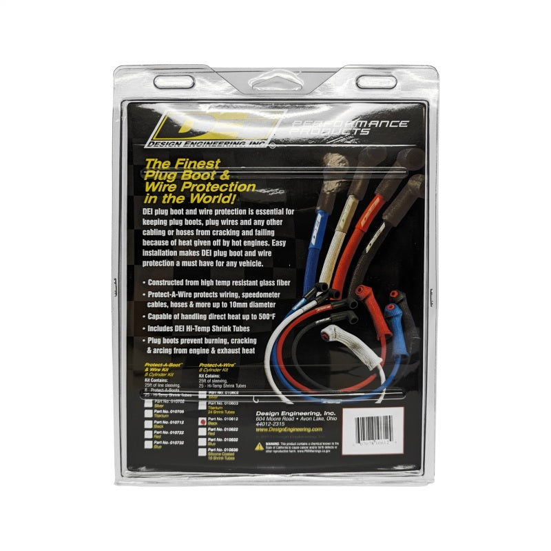 DEI Protect-A-Wire 8 Cylinder - Black DEI Protect-A-Wire 8 Cylinder - Black