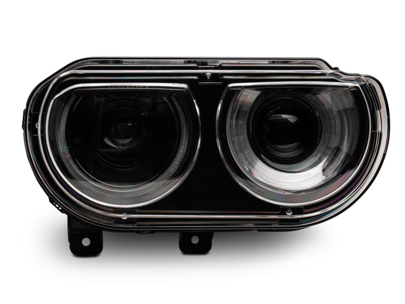 Raxiom 08-14 Dodge Challenger Halo Projctr Headlights w/Sequential Turn Signals-Blk Hsng(Clear Lens) Raxiom 08-14 Dodge Challenger Halo Projctr Headlights w/Sequential Turn Signals-Blk Hsng(Clear Lens)