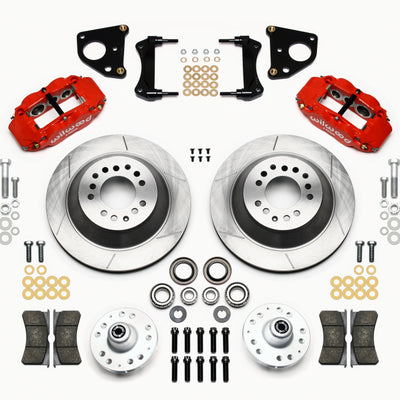 Wilwood Narrow Superlite 6R Front Hub & 1PC Rtr Kit 12.88in-Red 62-72 CDP B & E Body-Drum