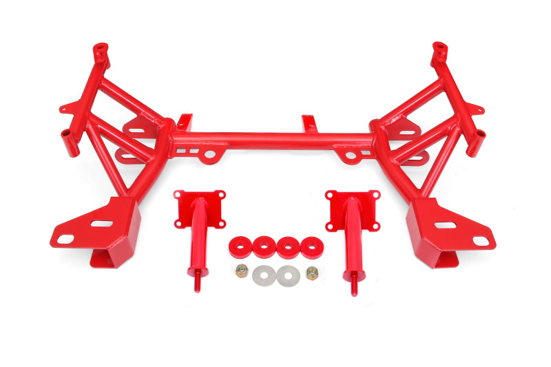 BMR 93-02 4th Gen F-Body K-member Low Mount Turbo LS1 Motor Mounts Pinto Mounts - Red BMR 93-02 4th Gen F-Body K-member Low Mount Turbo LS1 Motor Mounts Pinto Mounts - Red