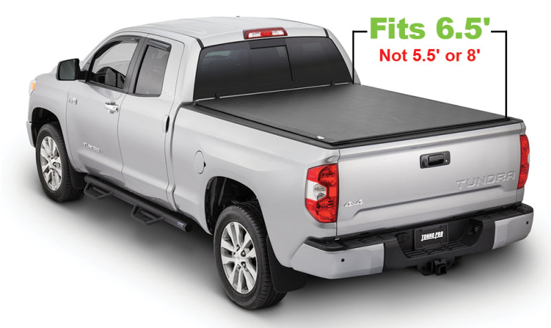 Tonno Pro 07-19 Toyota Tundra 6.5ft Fleetside Lo-Roll Tonneau Cover Tonno Pro 07-19 Toyota Tundra 6.5ft Fleetside Lo-Roll Tonneau Cover