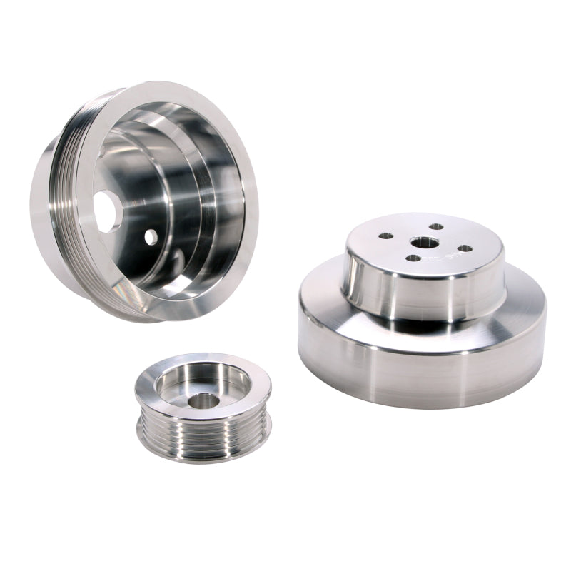 BBK 88-95 GM Truck 4.3 5.0 5.7 Underdrive Pulley Kit - Lightweight CNC Billet Aluminum (3pc) BBK 88-95 GM Truck 4.3 5.0 5.7 Underdrive Pulley Kit - Lightweight CNC Billet Aluminum (3pc)