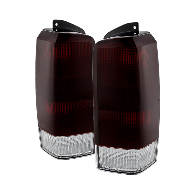Xtune Jeep Cherokee 1997-2001 OEM Style Tail Lights Red Smoked ALT-JH-JC97-OE-RSM Xtune Jeep Cherokee 1997-2001 OEM Style Tail Lights Red Smoked ALT-JH-JC97-OE-RSM
