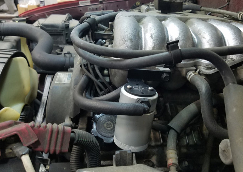 J&L 95-04 Toyota Tacoma/4Runner 3.4L Driver Side Oil Separator 3.0 - Clear Anodized J&L 95-04 Toyota Tacoma/4Runner 3.4L Driver Side Oil Separator 3.0 - Clear Anodized