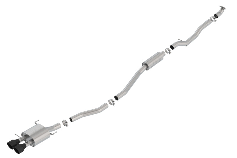 Borla 17-19 Honda Civic SI 1.5L Turbo MT S-Type 2.75in Cat-Back Exhaust Ceramic Black Tip Borla 17-19 Honda Civic SI 1.5L Turbo MT S-Type 2.75in Cat-Back Exhaust Ceramic Black Tip