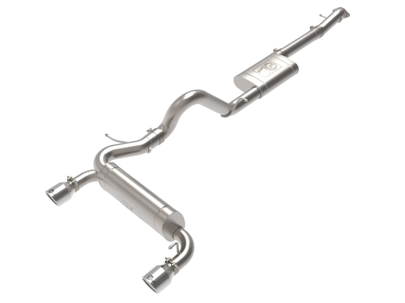 aFe 2021+ Ford Bronco L4-2.3L (t) / V6-2.7L (tt) Vulcan 3in. to 2.5in. SS Cat-Back - Polished aFe 2021+ Ford Bronco L4-2.3L (t) / V6-2.7L (tt) Vulcan 3in. to 2.5in. SS Cat-Back - Polished