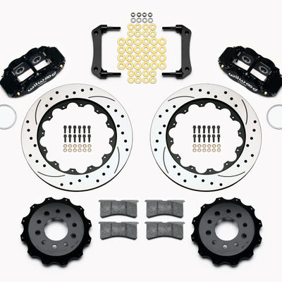 Wilwood Narrow Superlite 4R Rear Kit 14.00in Drilled Morrison Multilink IRS (2010-15 Camaro Based)