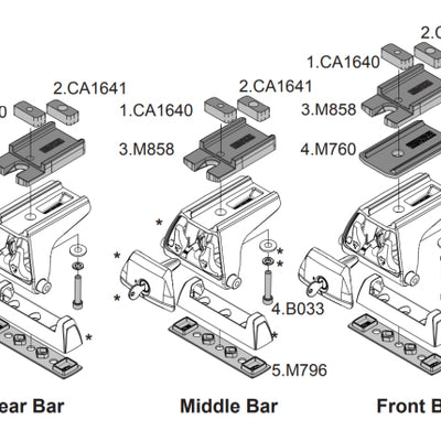 Rhino-Rack Pioneer Leg Height Spacer for RLT600 Legs