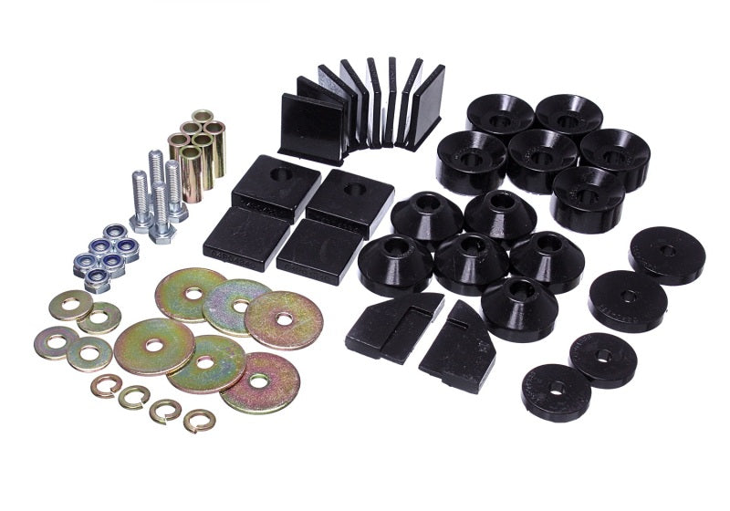 Energy Suspension 86-95 Suzuki Samurai Black Body Mount Set Energy Suspension 86-95 Suzuki Samurai Black Body Mount Set