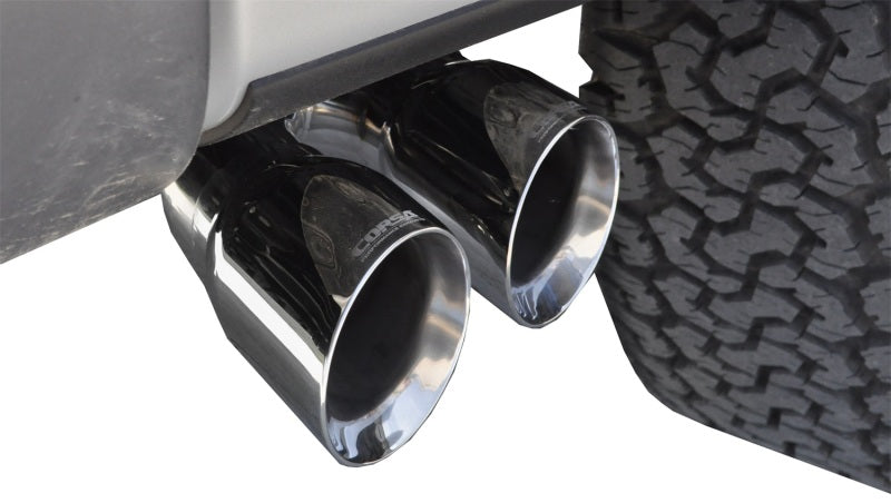 Corsa 2011-14 Ford F-150 Raptor 6.2L V8 144in Wheelbase Xtreme Cat-Back Resonator Delete Kit Exhaust Corsa 2011-14 Ford F-150 Raptor 6.2L V8 144in Wheelbase Xtreme Cat-Back Resonator Delete Kit Exhaust