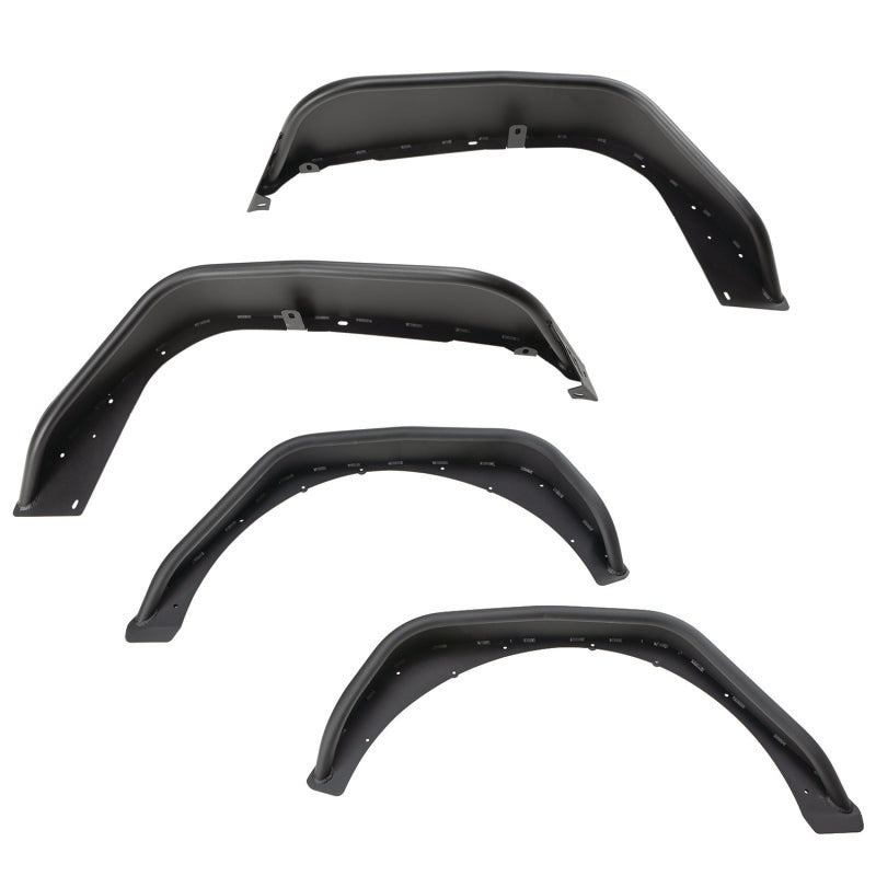 Rugged Ridge HD Steel Tube Fenders Full Set Black 18-19 JL Rugged Ridge HD Steel Tube Fenders Full Set Black 18-19 JL