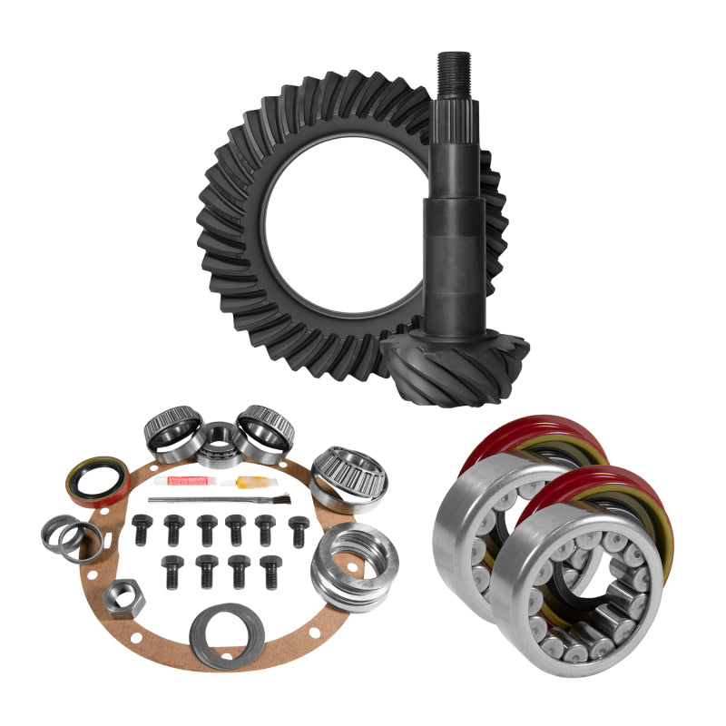 Yukon 8.5in GM 3.73 Rear Ring & Pinion Install Kit Axle Bearings 1.78in Case Journal Yukon 8.5in GM 3.73 Rear Ring & Pinion Install Kit Axle Bearings 1.78in Case Journal