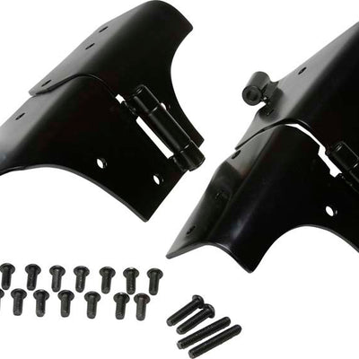 Kentrol 97-06 Jeep Wrangler TJ Windshield Hinge Pair- Powdercoat Black