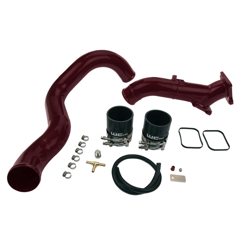 Wehrli 01-04 Chevrolet 6.6L LB7 Duramax 3in Y-Bridge Kit - WCFab Red Wehrli 01-04 Chevrolet 6.6L LB7 Duramax 3in Y-Bridge Kit - WCFab Red