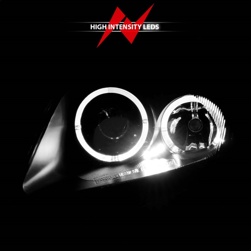 ANZO 2000-2005 Mitsubishi Eclipse Projector Headlights w/ Halo Black ANZO 2000-2005 Mitsubishi Eclipse Projector Headlights w/ Halo Black
