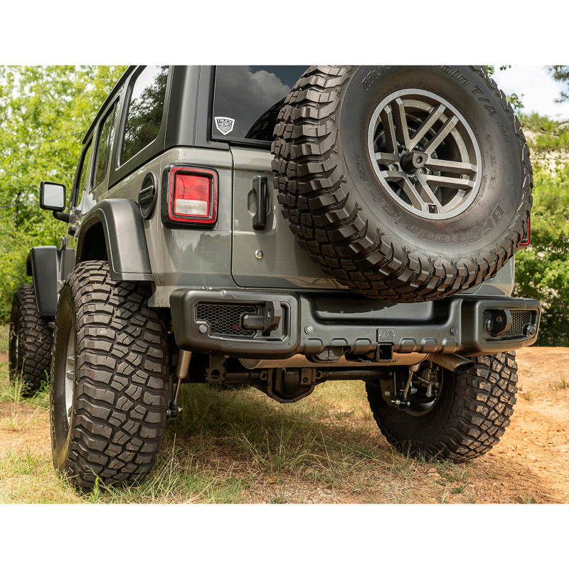 Rugged Ridge Spartacus Rear Bumper Black 18-20 Jeep Wrangler JL Rugged Ridge Spartacus Rear Bumper Black 18-20 Jeep Wrangler JL