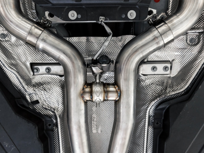 AWE Tuning 2019+ Mercedes-Benz C63/S AMG Coupe (W205) w/DPE SwitchPath Exhaust System - No Tips AWE Tuning 2019+ Mercedes-Benz C63/S AMG Coupe (W205) w/DPE SwitchPath Exhaust System - No Tips