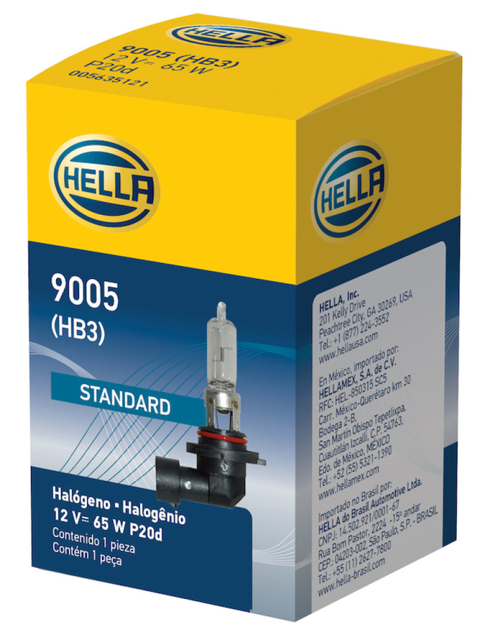 Hella Bulb 9005/HB3 12V 65W P20d T4 Hella Bulb 9005/HB3 12V 65W P20d T4