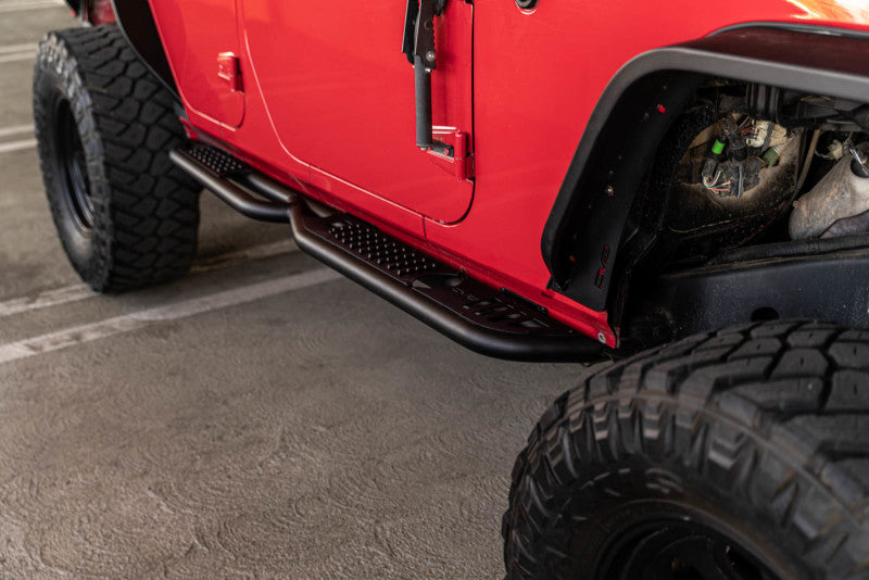 DV8 Offroad 07-18 Jeep Wrangler JK (4 Door Only) OE Plus Side Steps DV8 Offroad 07-18 Jeep Wrangler JK (4 Door Only) OE Plus Side Steps